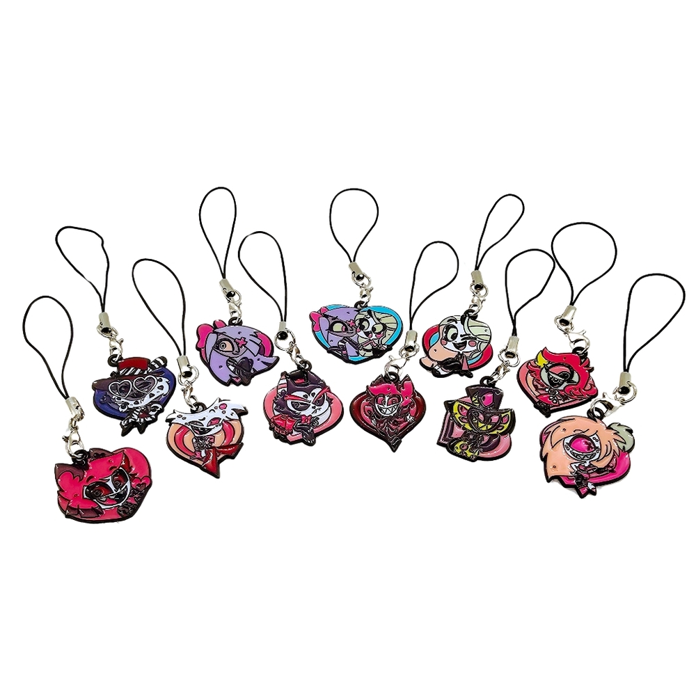 Hazbin Hotel Phone Charms! Choose your Character! Alastor Angel Dust Husk etc - Picture 2 of 11